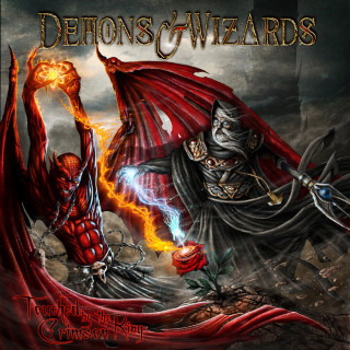 Demons & Wizards - Touched By The Crimson King album cover
