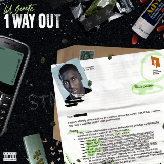 Lil Berete - 1 Way Out mixtape cover