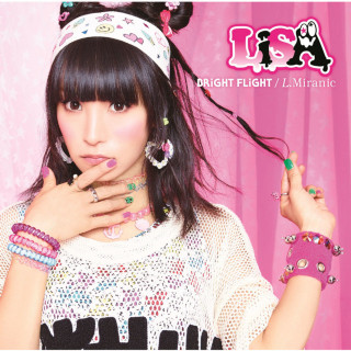 LiSA - Bright Flight / L.Miranic single cover