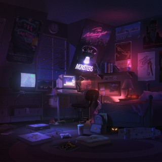 The Midnight - Monsters album cover