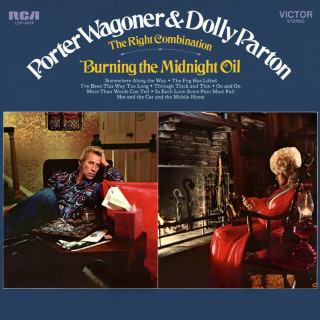 Dolly Parton - The Right Combination: Burning The Midnight Oil album cover