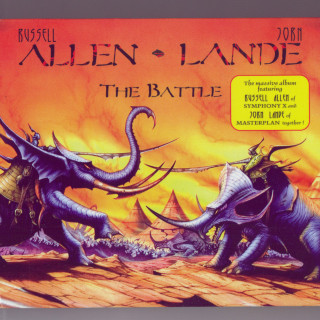 Allen - Lande - The Battle album cover