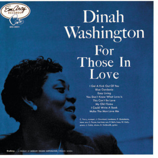 Dinah Washington - For Those In Love album cover