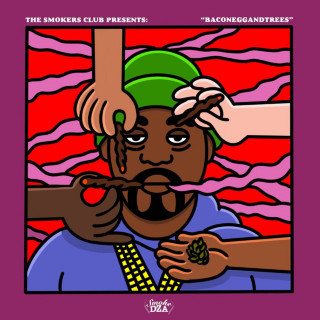 Smoke DZA - BaconEggAndTrees mixtape cover