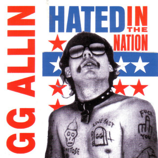 GG Allin - Hated In The Nation compilation cover