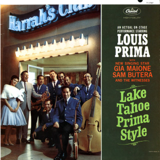 Louis Prima, Gia Maione & Sam Butera and the Witnesses - Lake Tahoe Prima Style live album cover