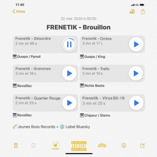 Frenetik - Brouillon EP cover