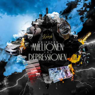 Kalazh44 & toksi - Zwischen Millionen Und Depressionen album cover